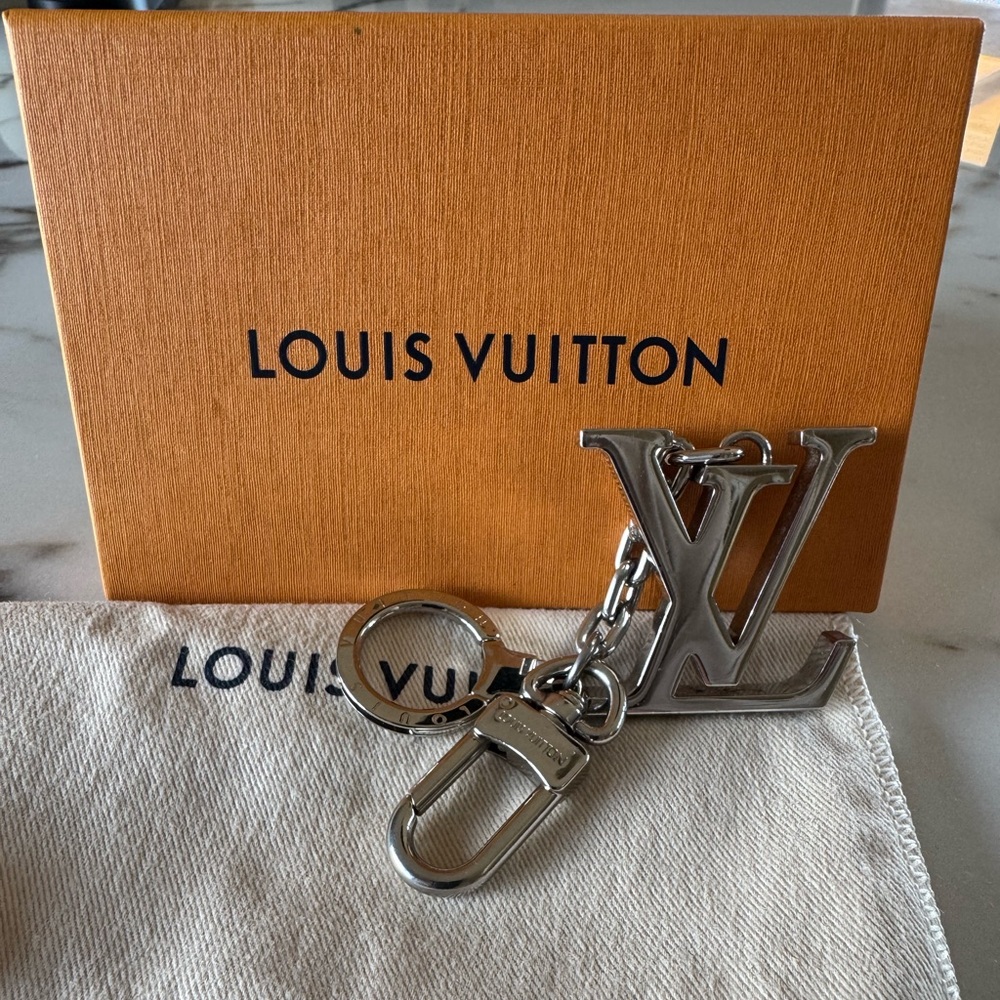 Louis Vuitton Initials Key Holder And Bag Charm